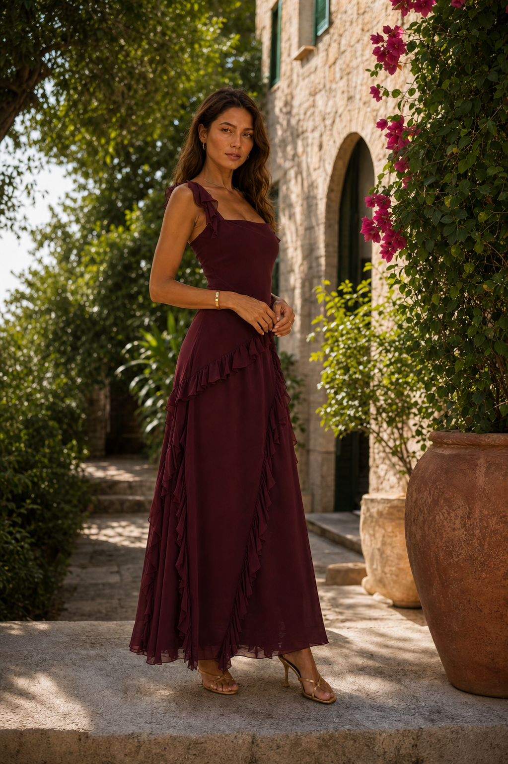 Luz | Vestido Deslumbrante con Volantes