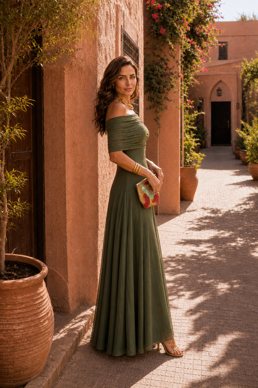 Vestido de Toledo en verde - Edición limitada