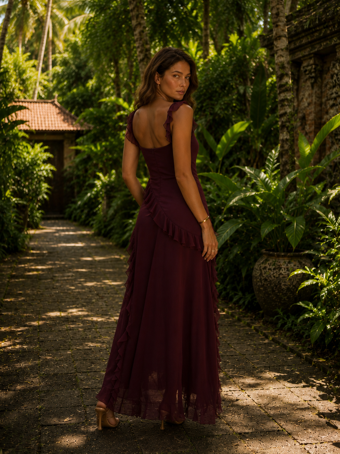 Luz | Vestido Deslumbrante con Volantes