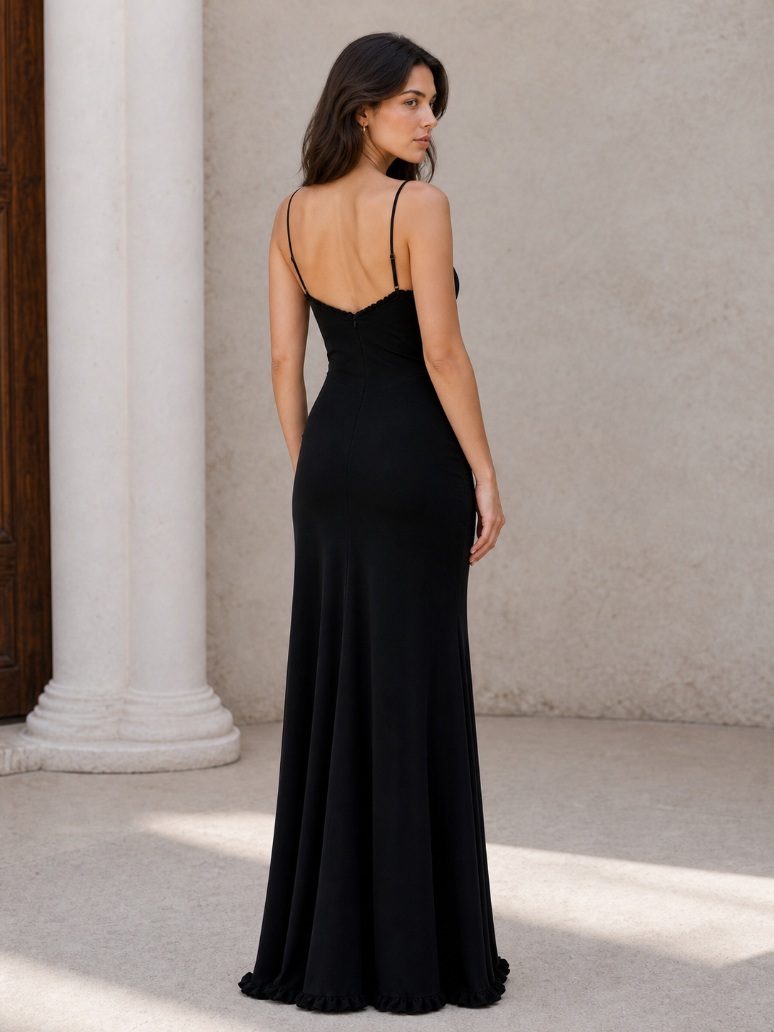 EDITH | Vestido Largo de Tirantes