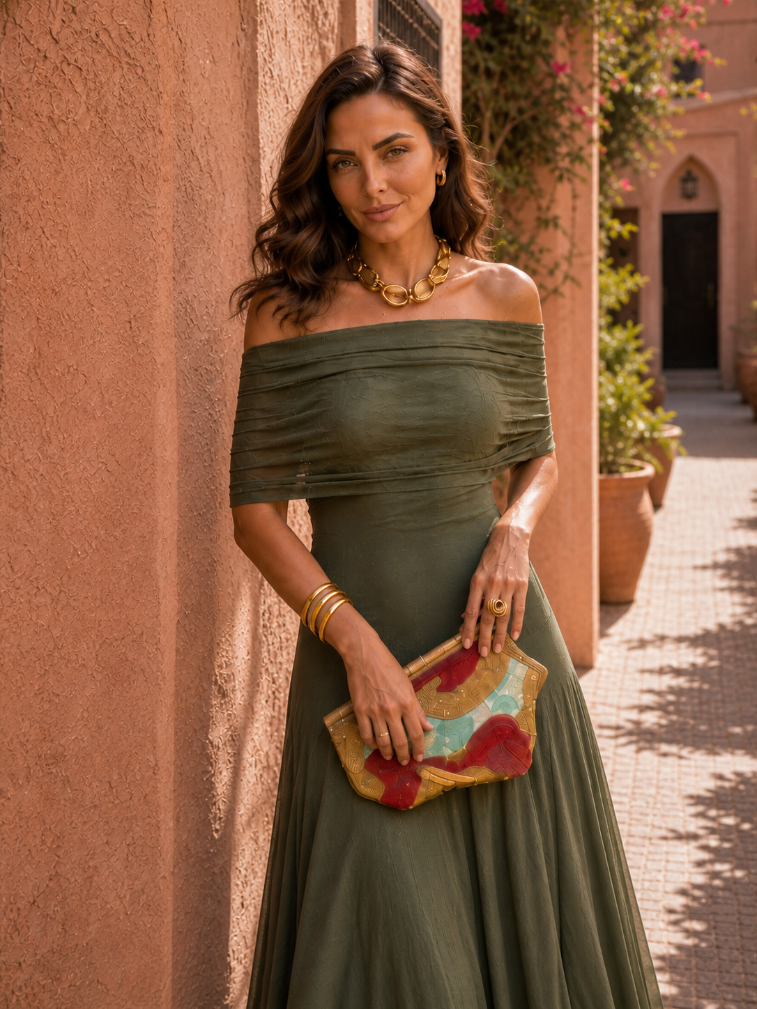 Vestido de Toledo en verde - Edición limitada