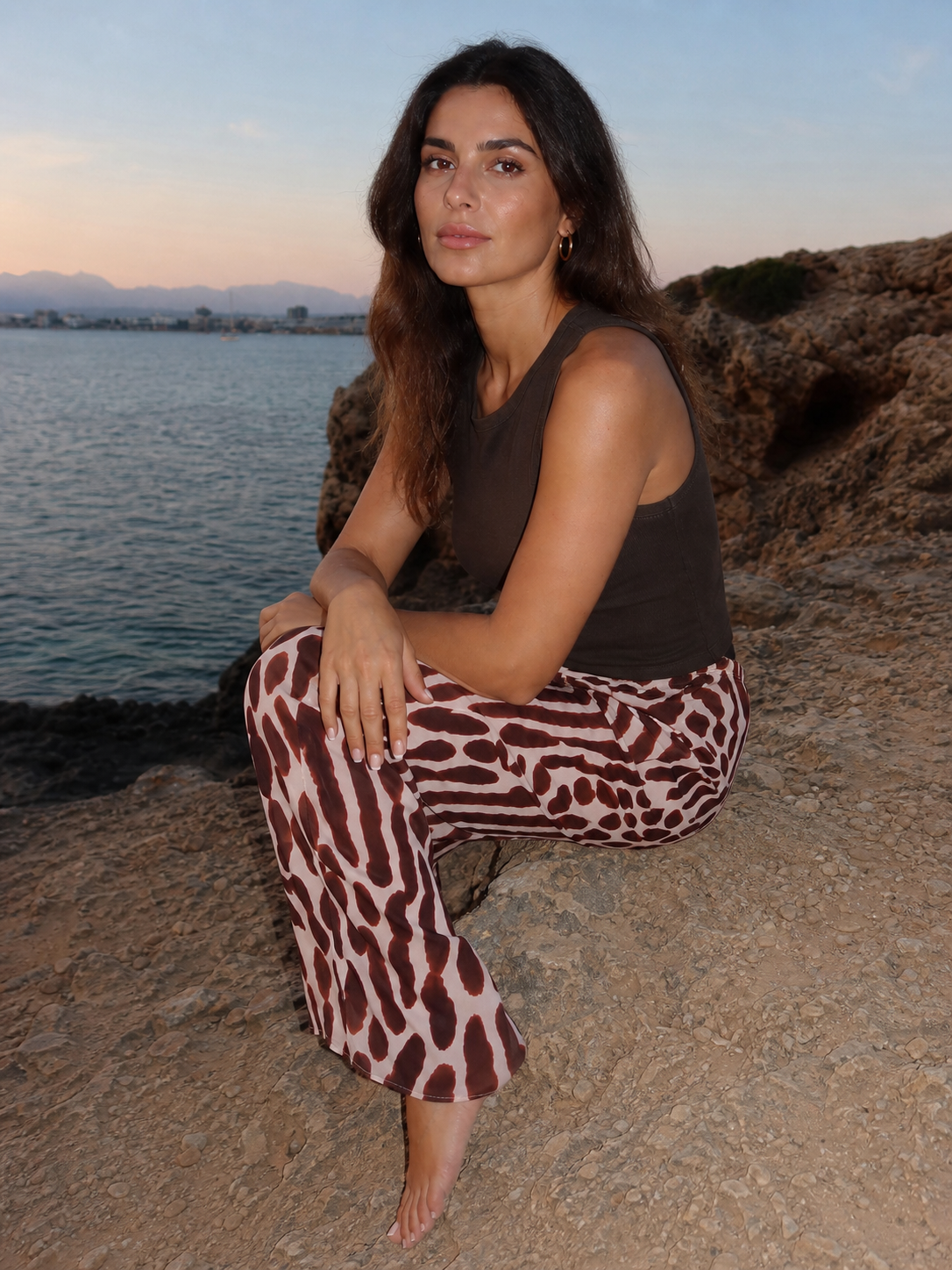 Pantalón Estampado Jirafa