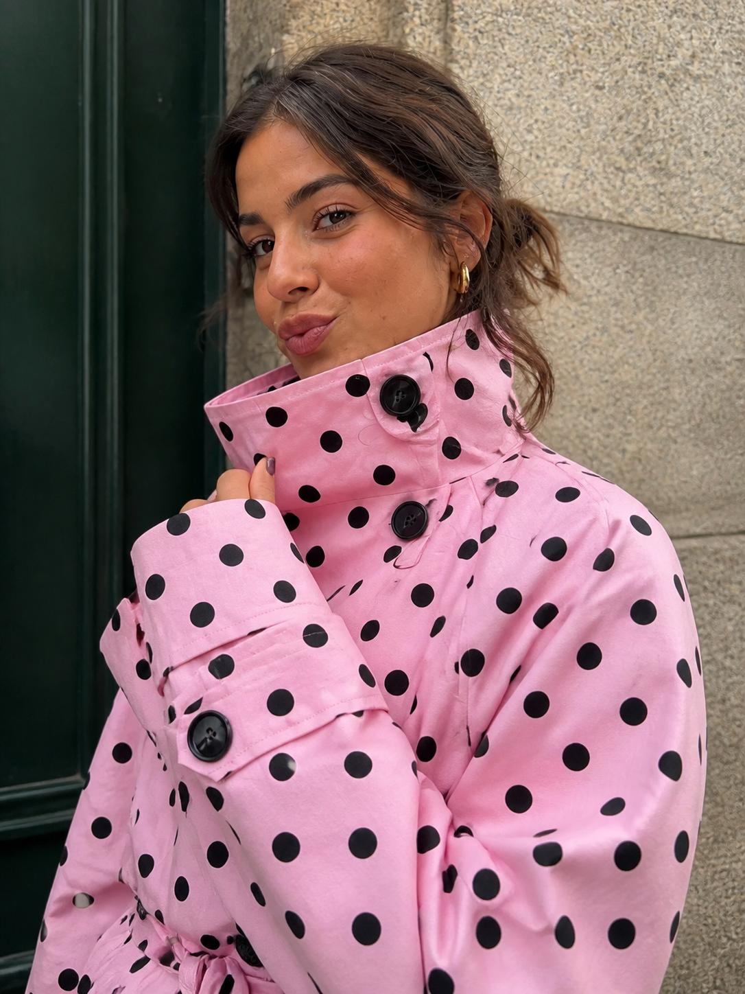 Trench Valentina Rosa de Lunares™