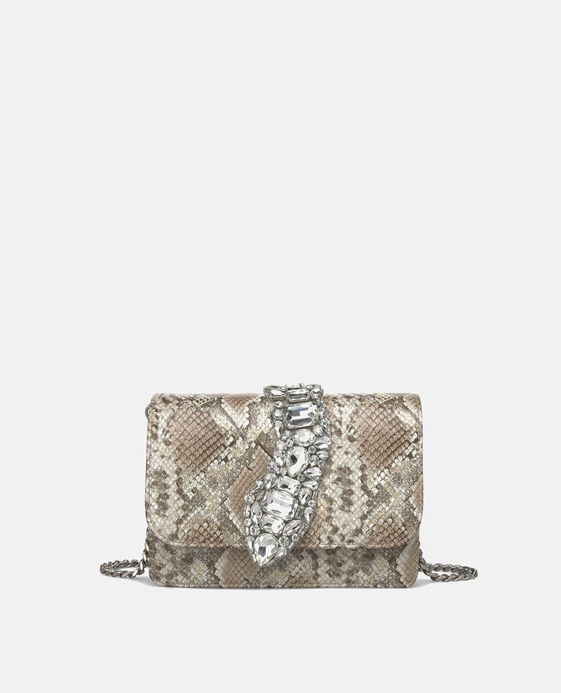 BOLSO BANDOLERA SOLAPA SERPIENTE