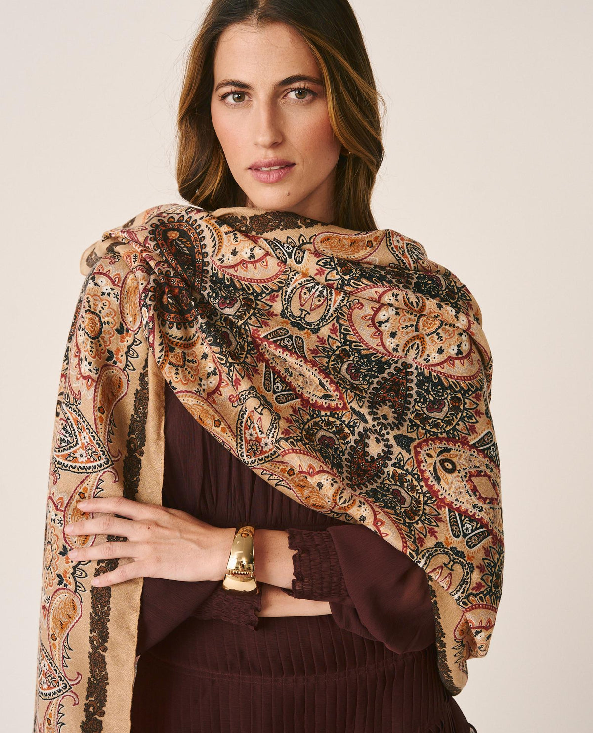 BUFANDA RECTANGULAR ESTAMPADA