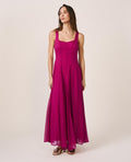 VESTIDO MIDI GASA