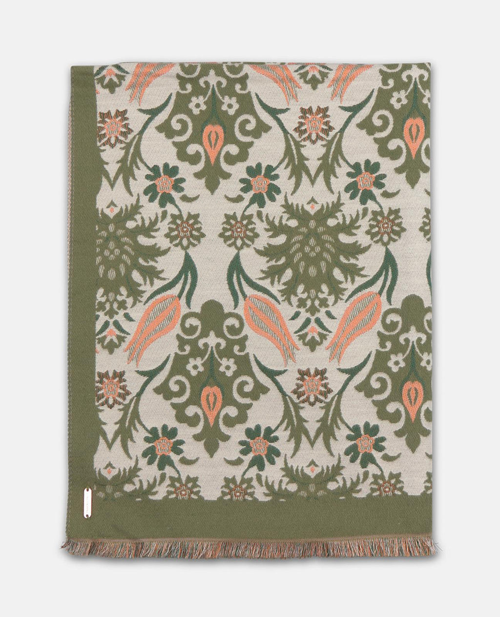 BUFANDA RECTANGULAR ESTAMPADO GEOMÉTRICO