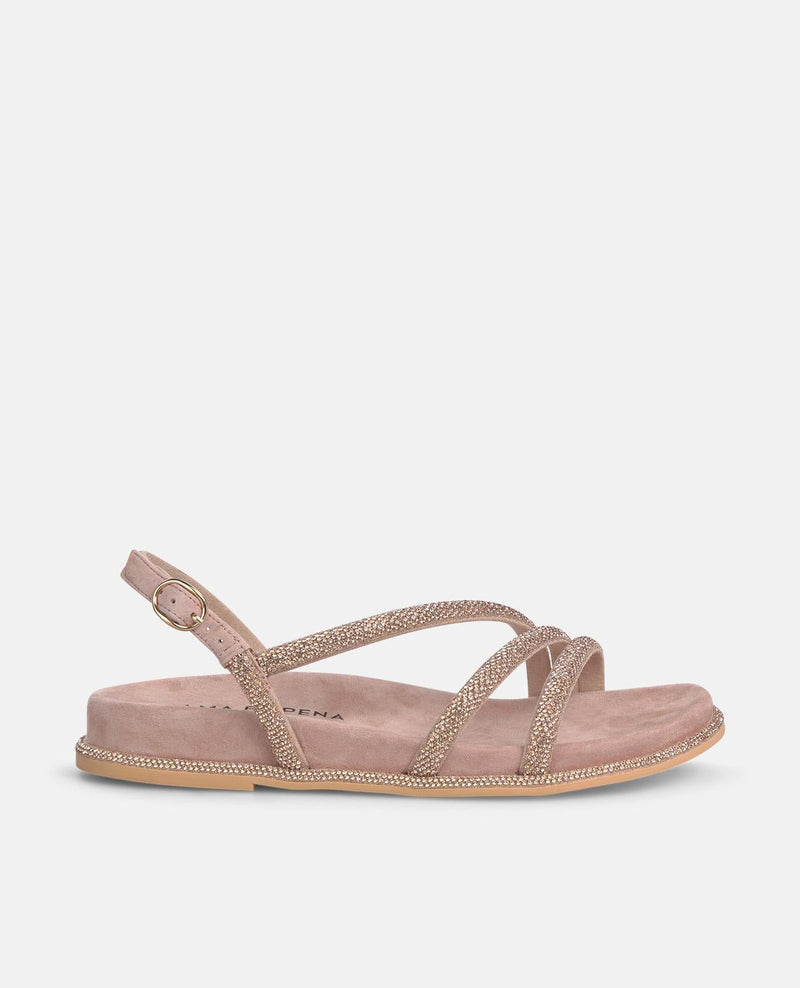 SANDALIA PLANA TIRAS TRANSFER