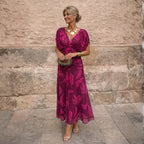 Mikaela | Vestido Maxi de Escote en V