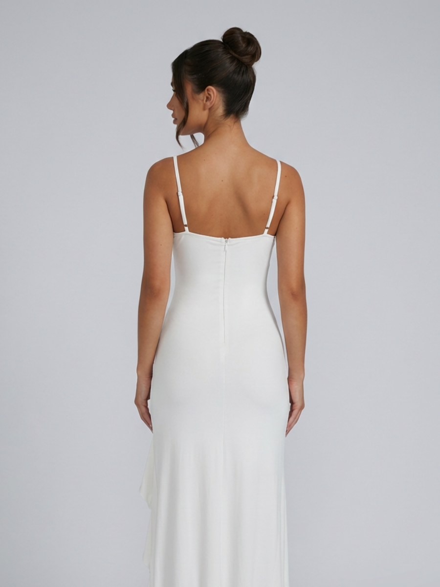 Serelise • Vestido Maxi con Detalles de Encaje