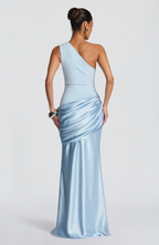 Serafina • Vestido Maxi de Un Solo Hombro Esculpido