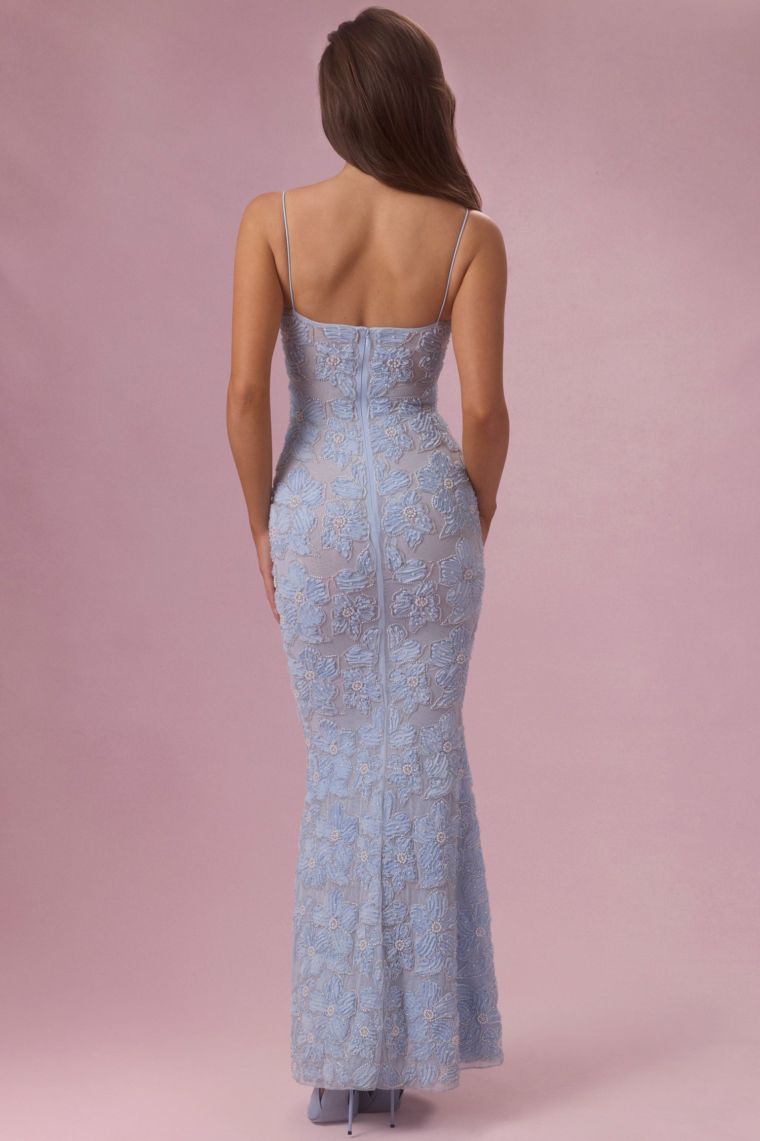 Valora • Vestido Maxi de Cuello Cuadrado