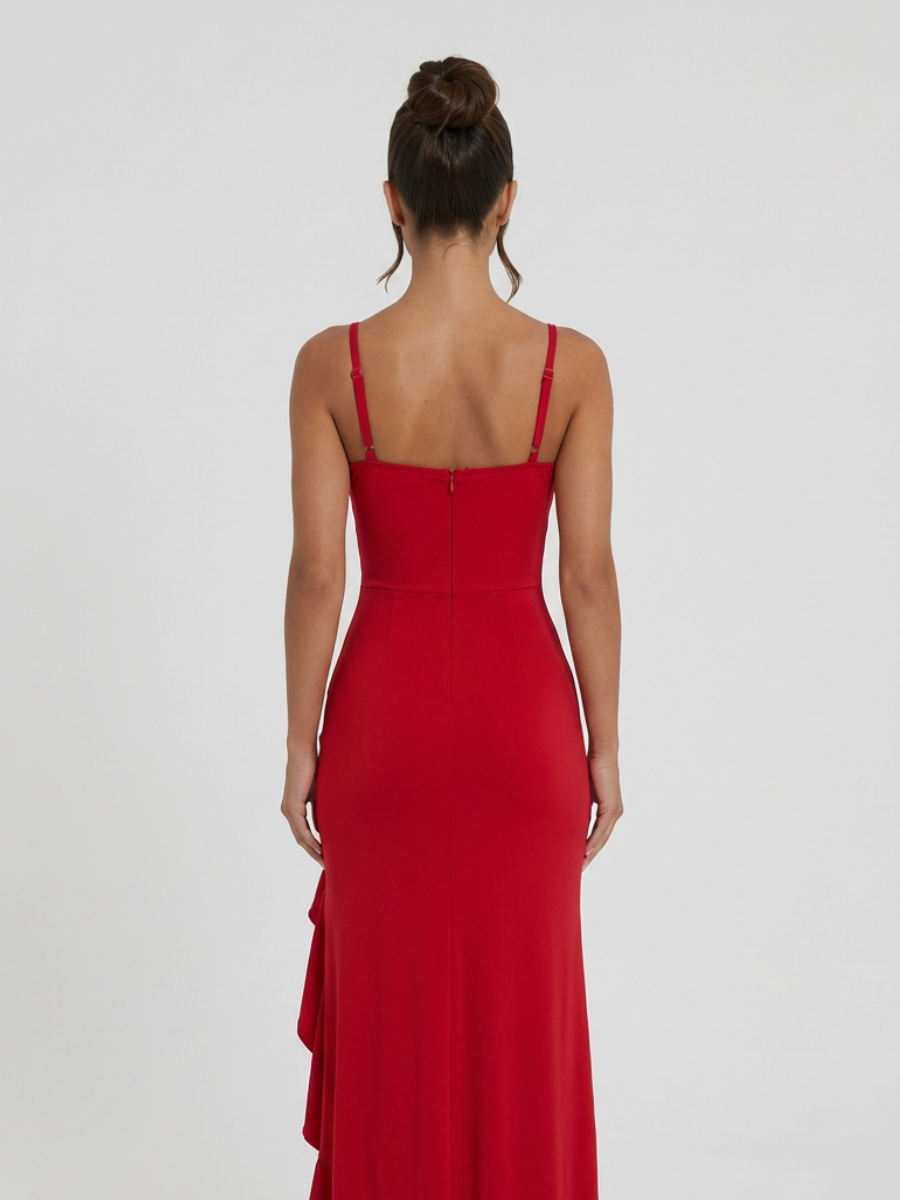 Serelise • Vestido Maxi con Detalles de Encaje