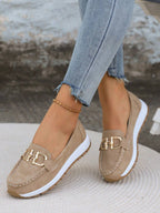 Daniela - Mocasines Plataforma con Hebilla