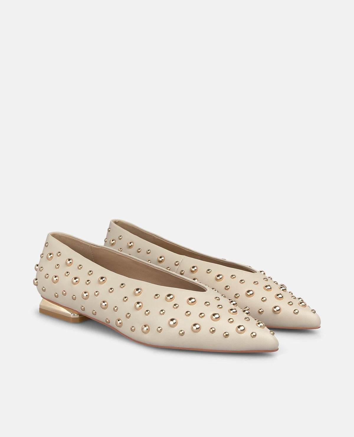BAILARINA NAPA CON TACHAS METÁLICAS