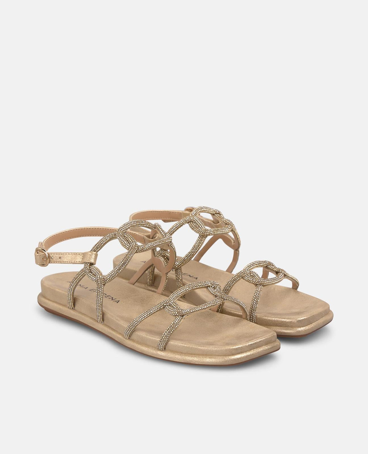 SANDALIA PLANA ENTRELAZADA