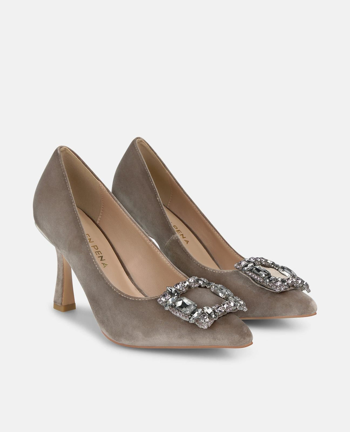 ZAPATO TACÓN CON FLOR