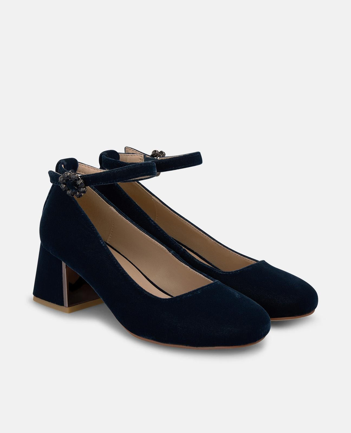 ZAPATO TERCIOPELO CON PULSERA