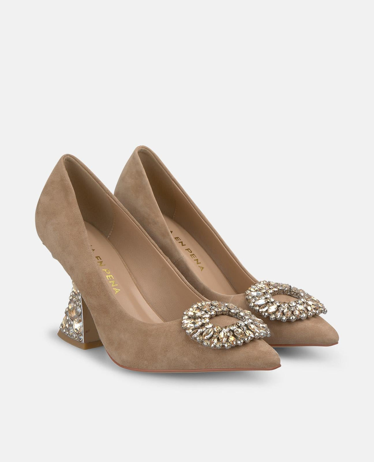 ZAPATO TACÓN JOYA BROCHE