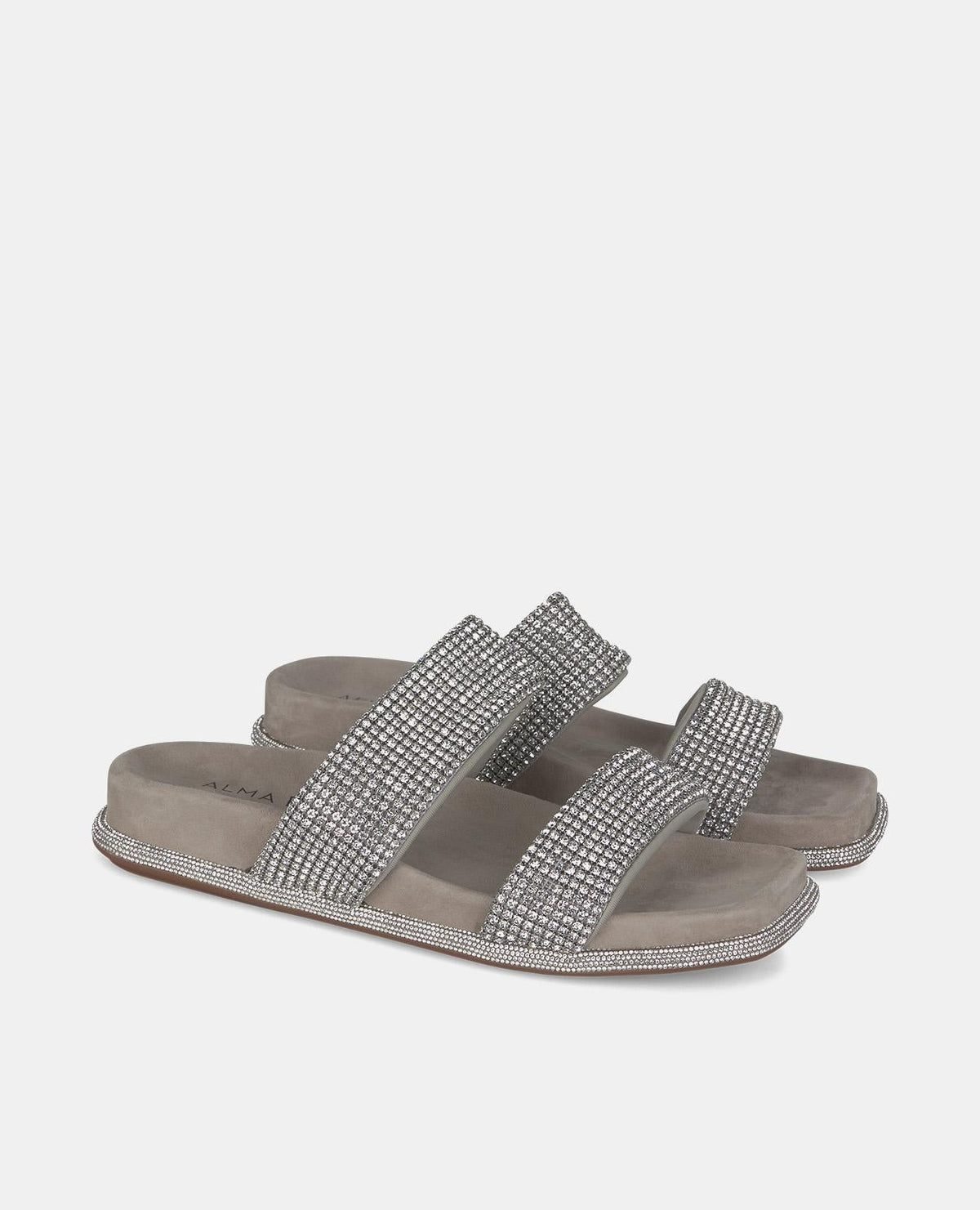 SANDALIA PLANA TIRAS STRASS