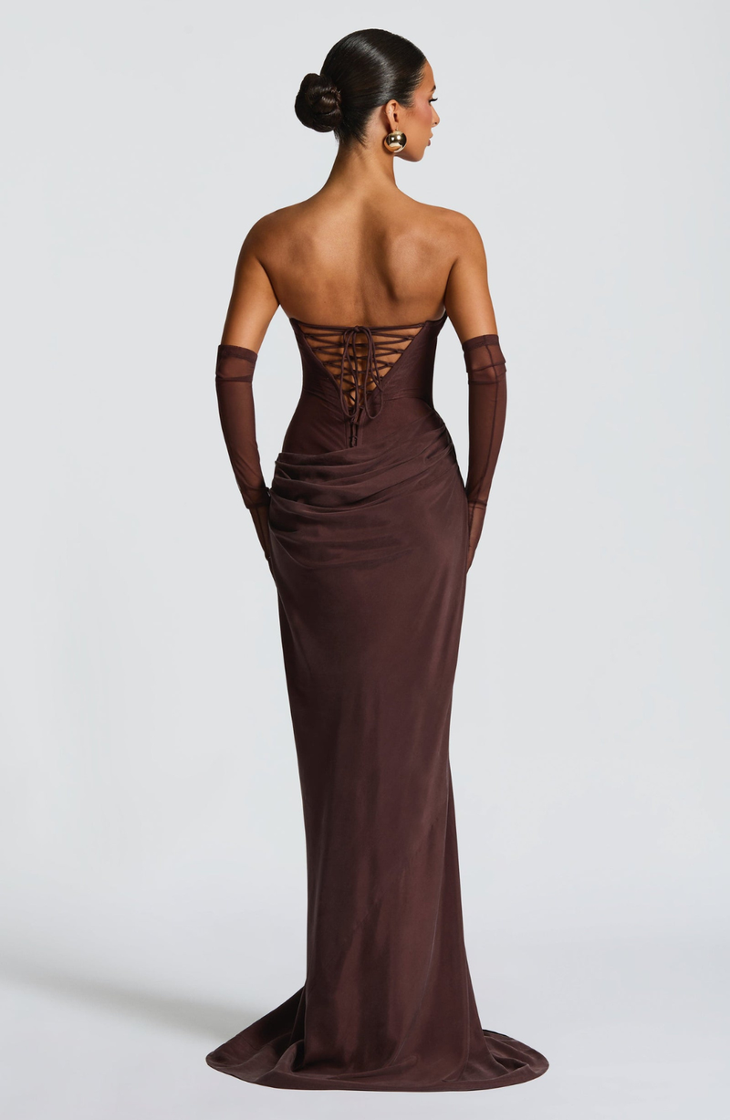 Celestia • Maxi Dress Sunset Sculpt