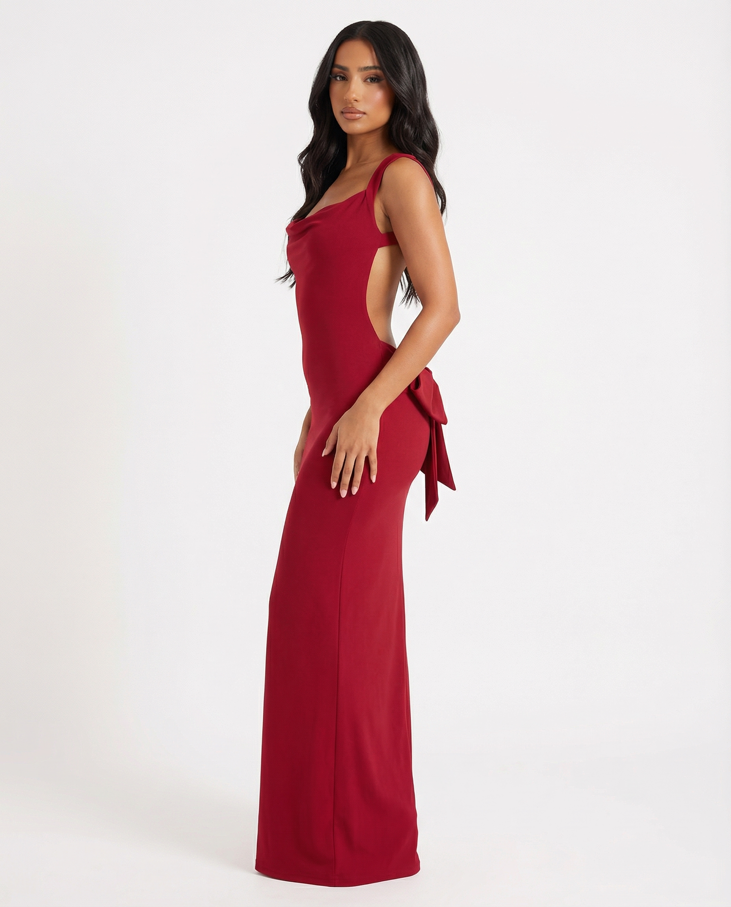 Alessandra • Vestido Maxi Espalda Descubierta