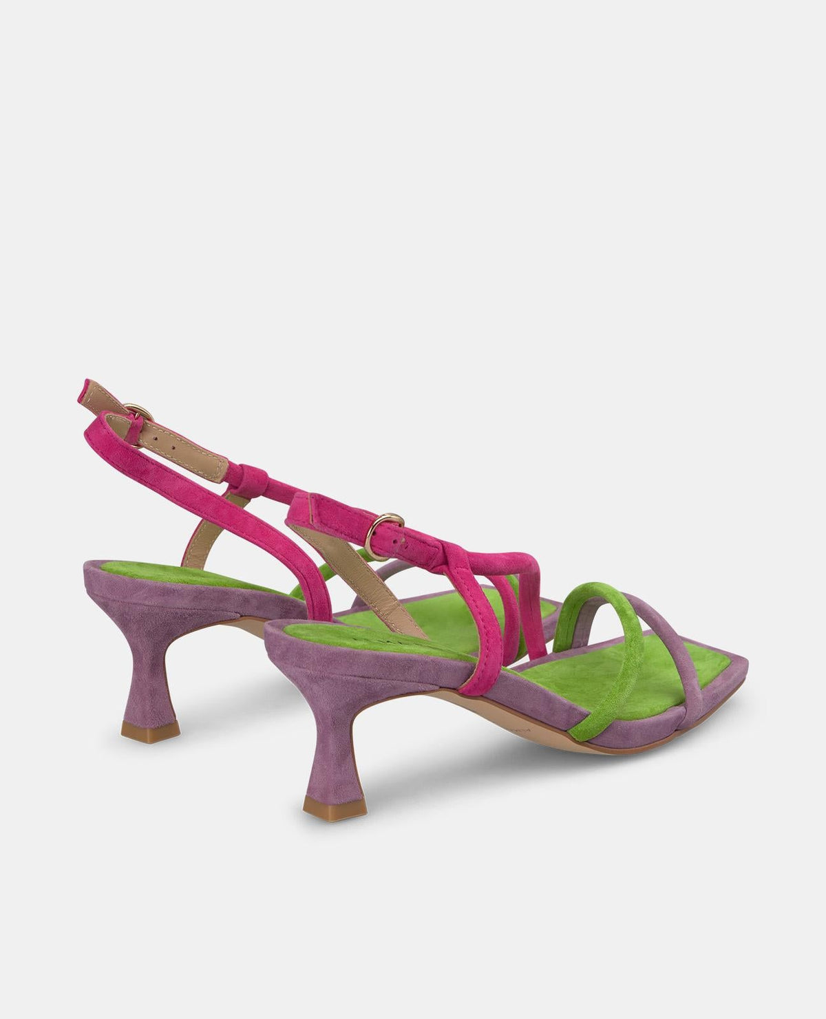 SANDALIA TIRAS MULTICOLOR