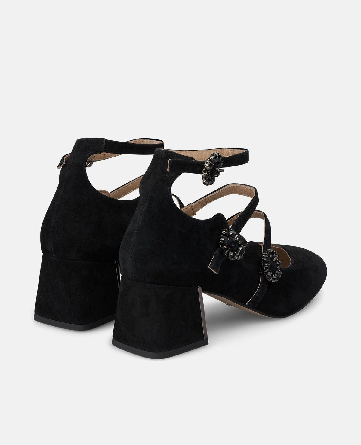 ZAPATO DE ANTE CON HEBILLA