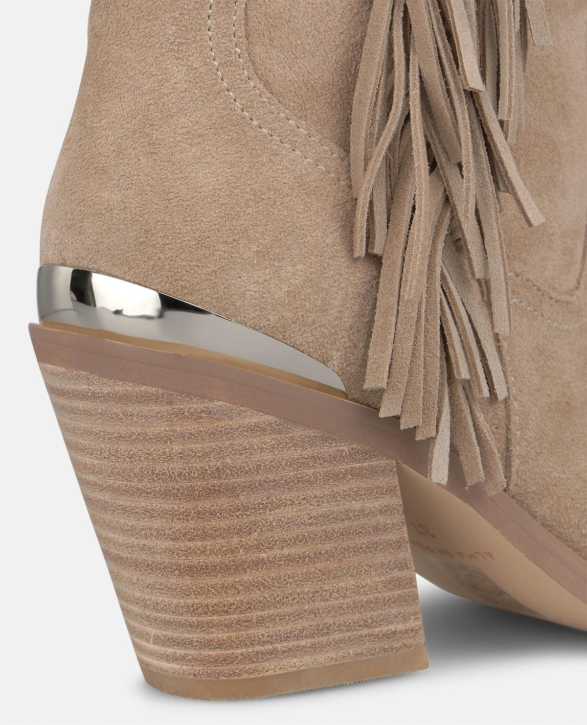 BOTA COWBOY DE PIEL CON FLECOS