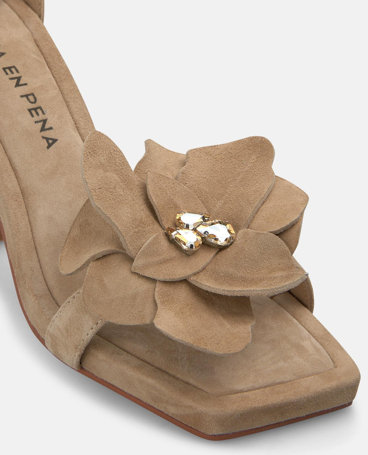 SANDALIA TACON FLOR