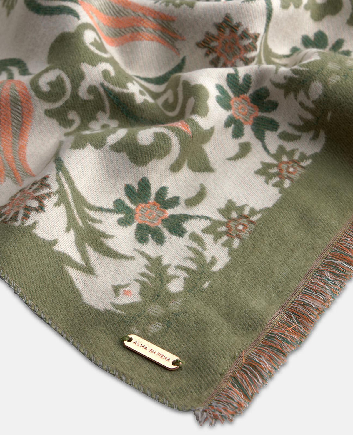 BUFANDA RECTANGULAR ESTAMPADO GEOMÉTRICO
