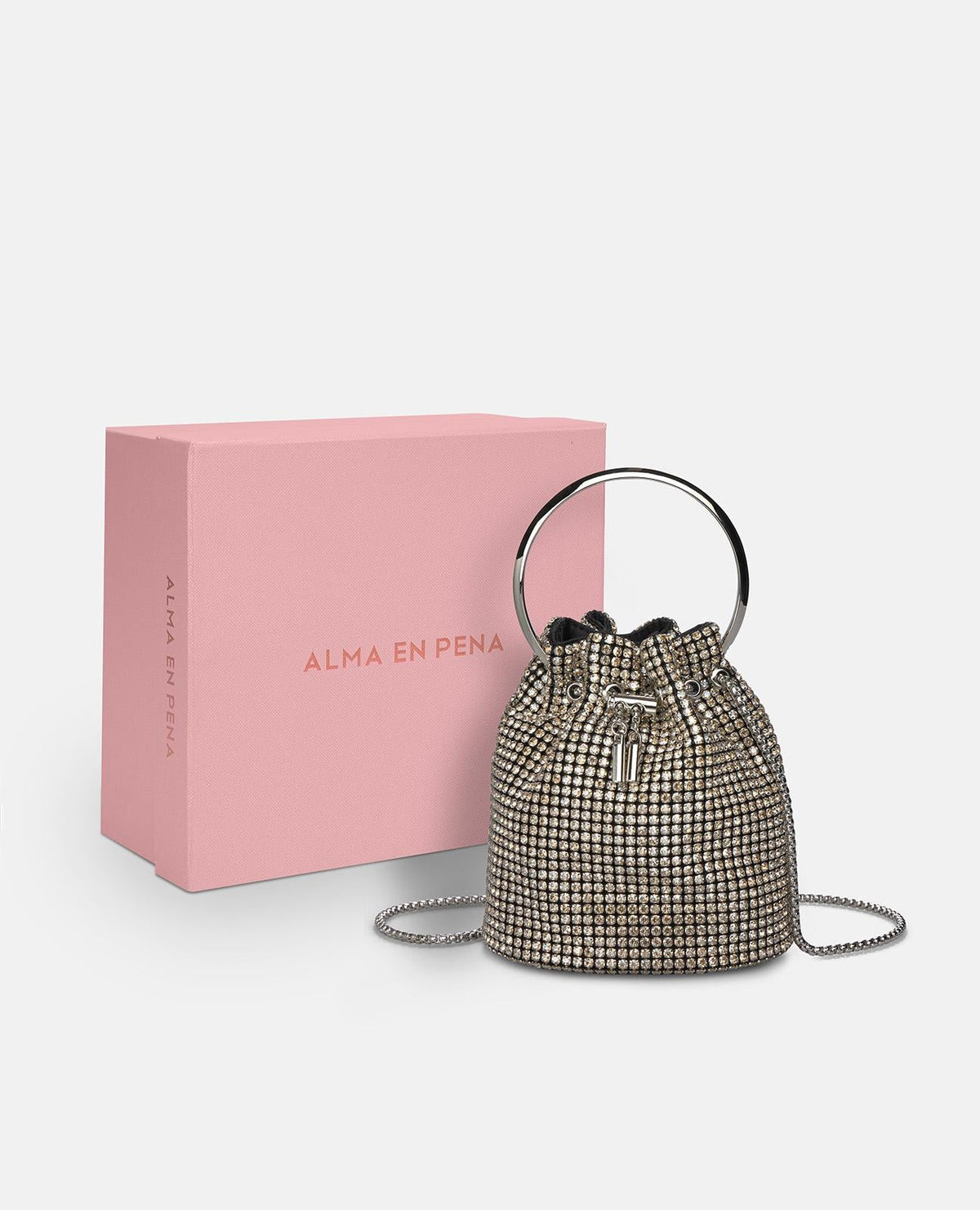 BOLSO CUBIERTO CON PEDRERÍA