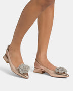 ZAPATO PLANO CON FLOR