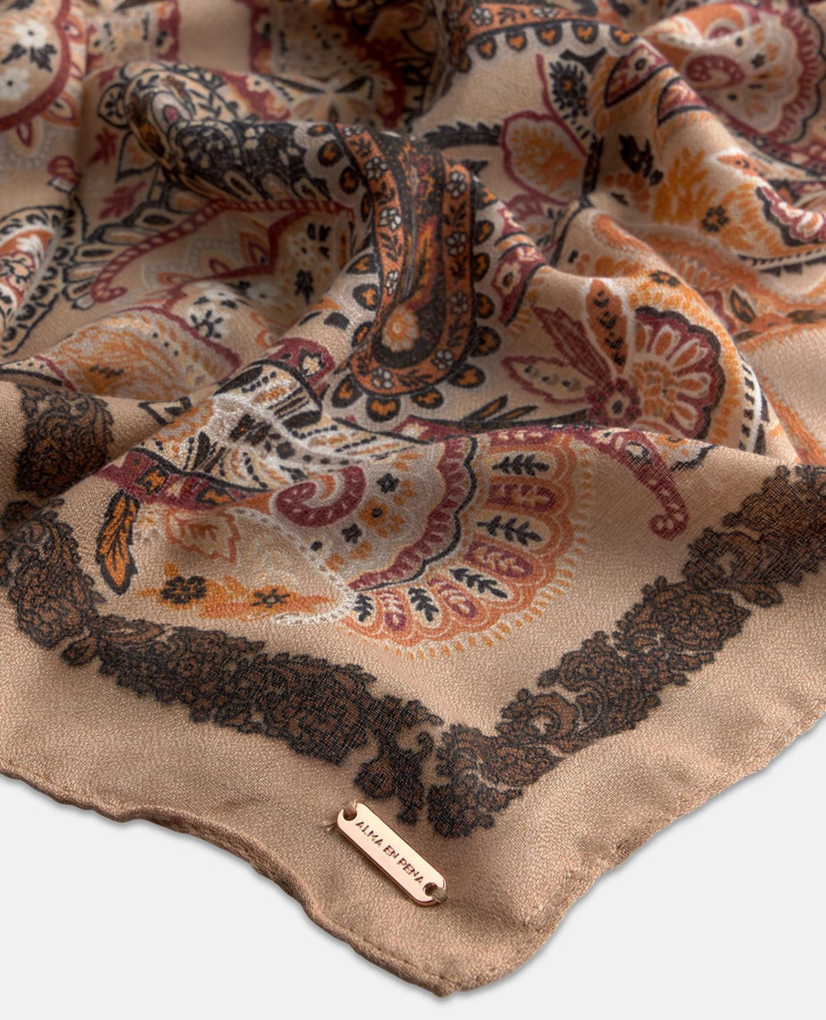 BUFANDA RECTANGULAR ESTAMPADA
