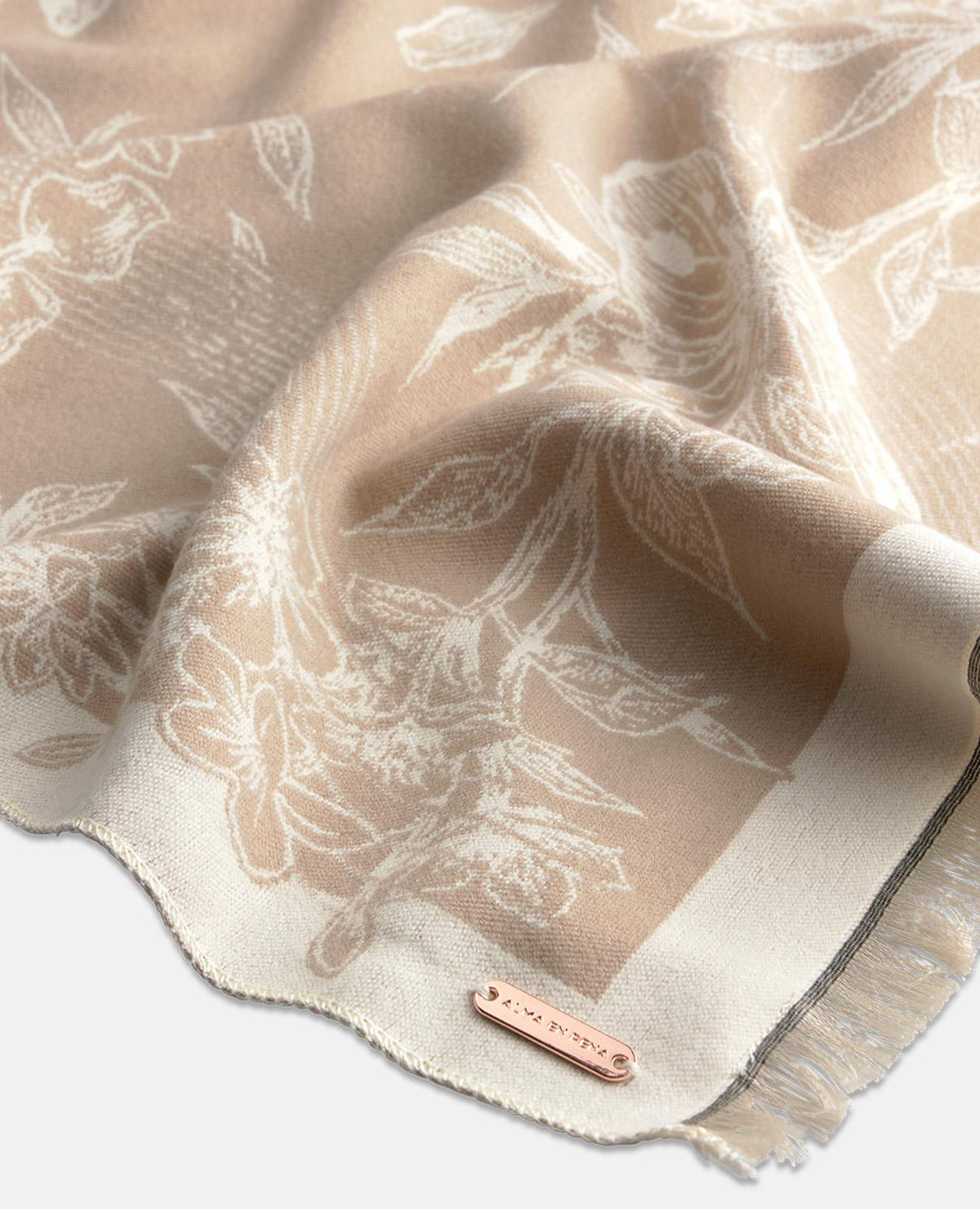 BUFANDA REVERSIBLE ESTAMPADO FLORAL