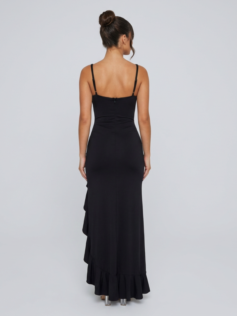 Serelise • Vestido Maxi con Detalles de Encaje