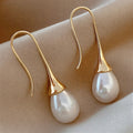 Pendientes de Belleza Clásica con Perlas