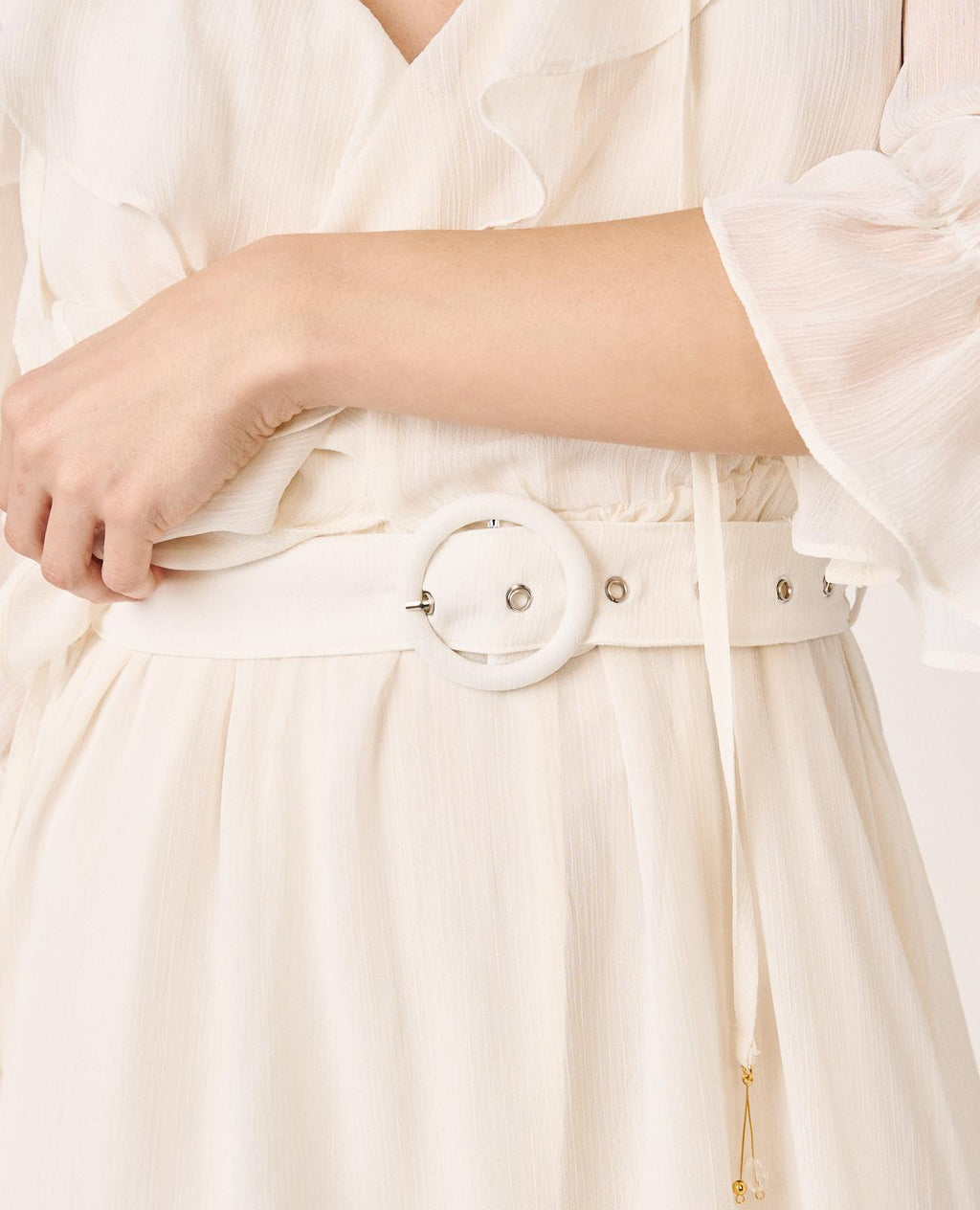 VESTIDO MIDI VOLANTES