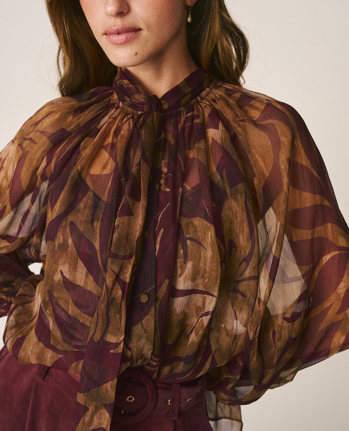 BLUSA GASA FLORAL