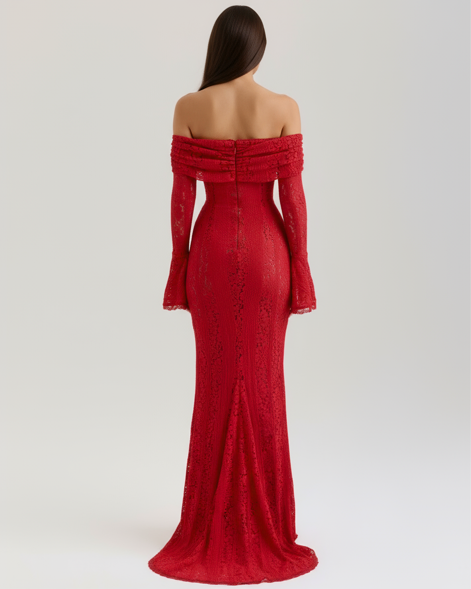 Josefina • Vestido Maxi de Encaje Off Shoulder