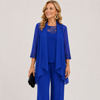 Éléonore | Conjunto Chaqueta Fluida y Pantalón Ancho