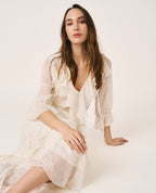 VESTIDO MIDI VOLANTES