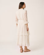 VESTIDO MIDI VOLANTES