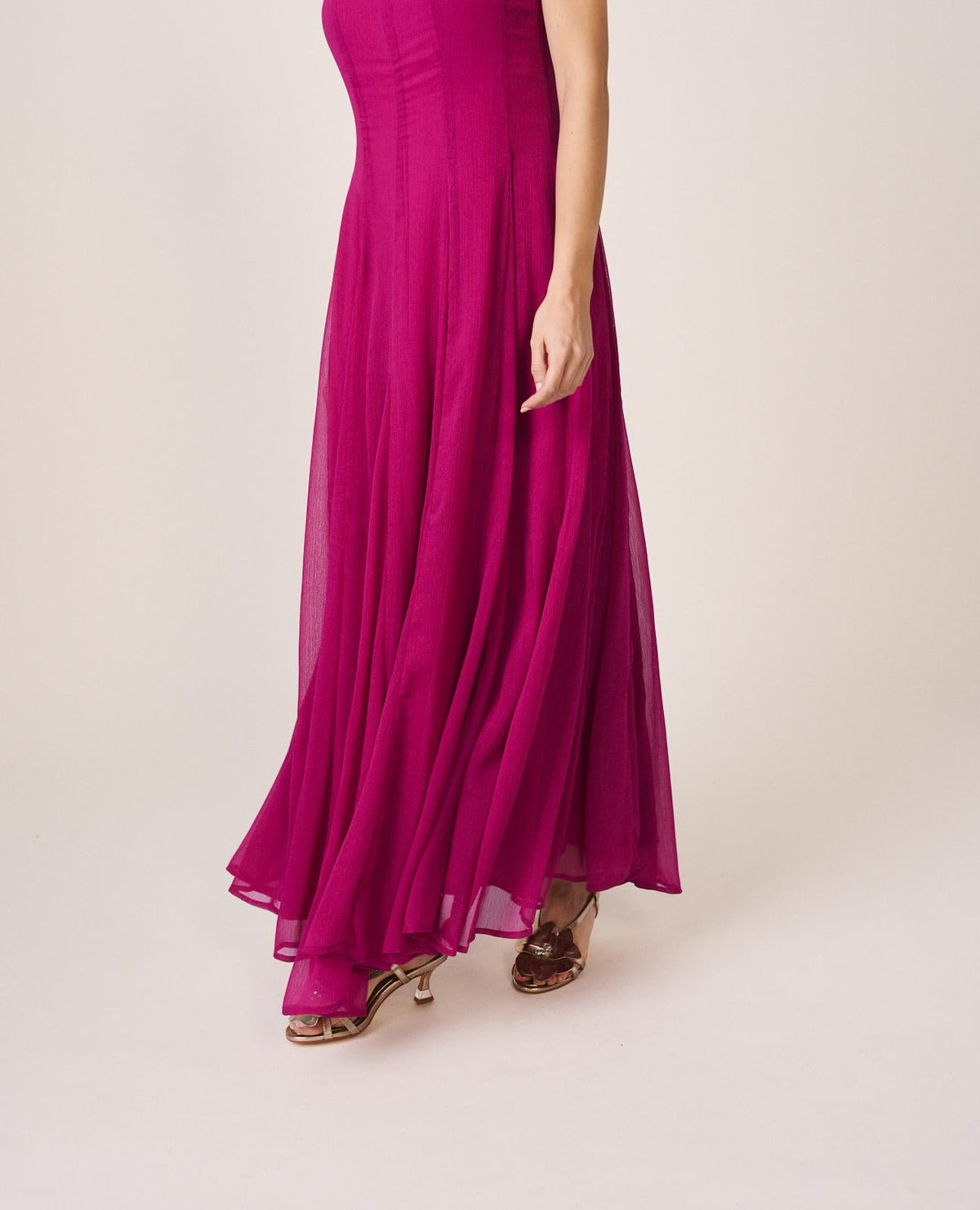 VESTIDO MIDI GASA