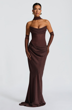 Celestia • Maxi Dress Sunset Sculpt