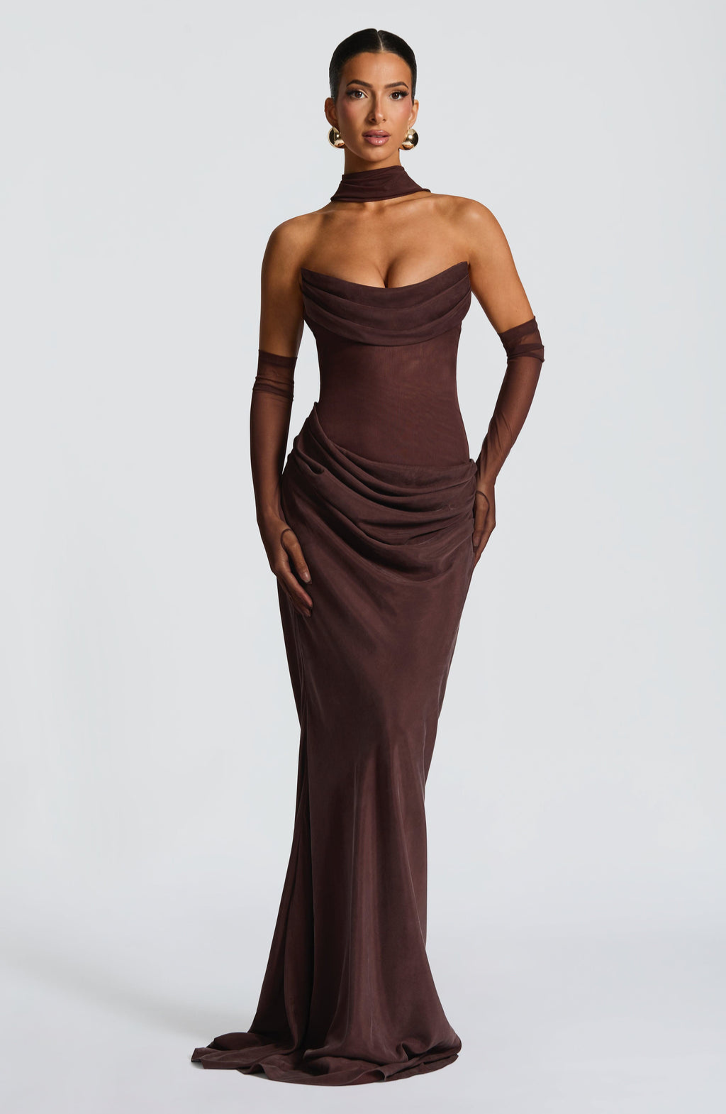 Celestia • Maxi Dress Sunset Sculpt