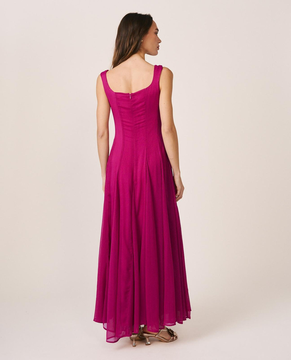 VESTIDO MIDI GASA