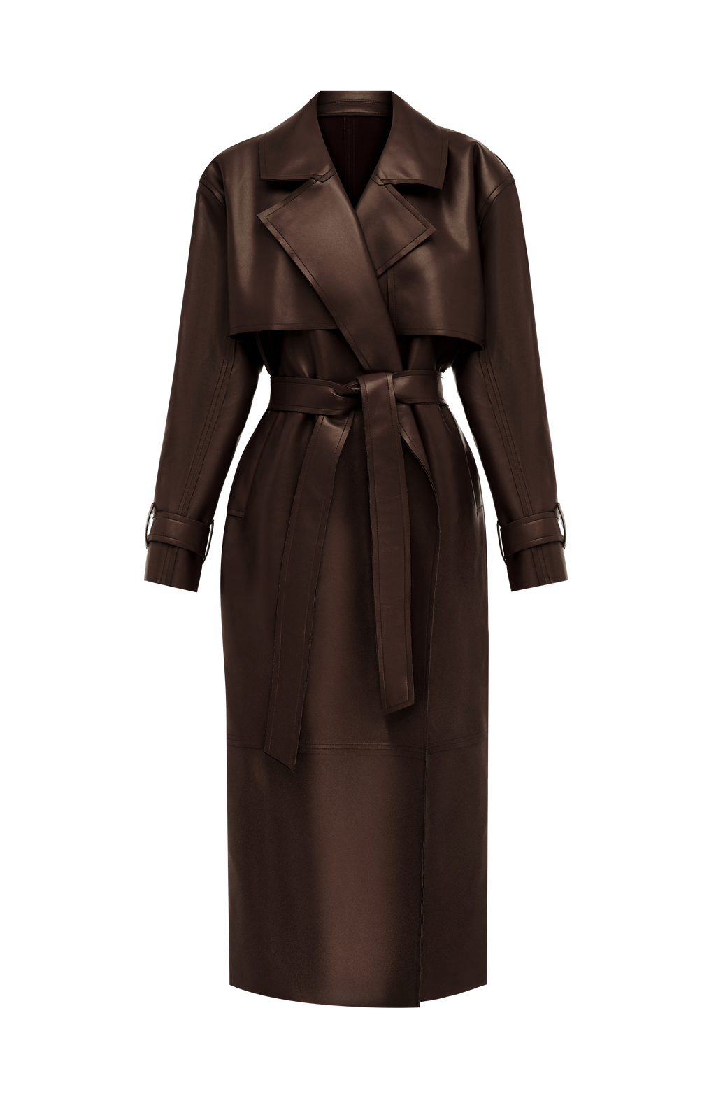 Trench Bridget - Marrón Ciruela