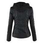 Chaqueta Flavia en negro, vista trasera