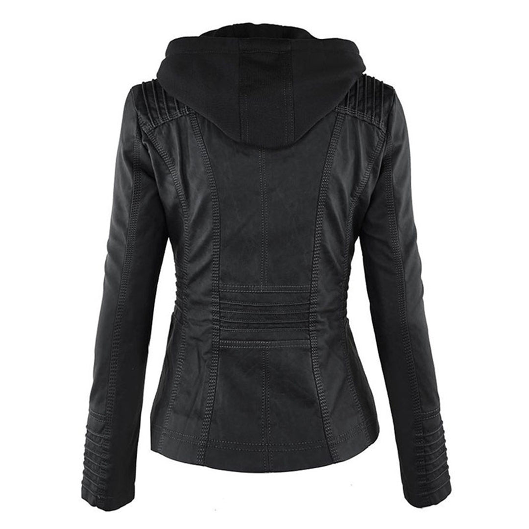 Chaqueta Flavia en negro, vista trasera